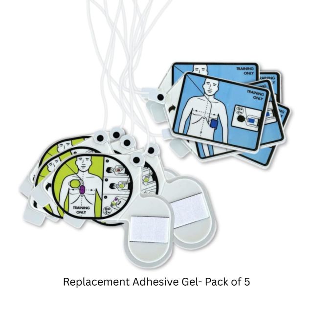 ZOLL Trainer CPR Uni-Padz II Replacement Adhesive Gels - Case of 5