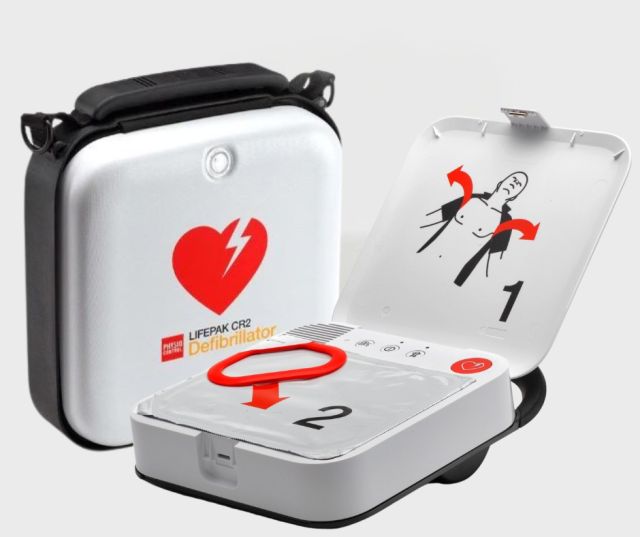 LIFEPAK CR2 Semi-Automatic Defibrillator with Wi-Fi and Carry Bag