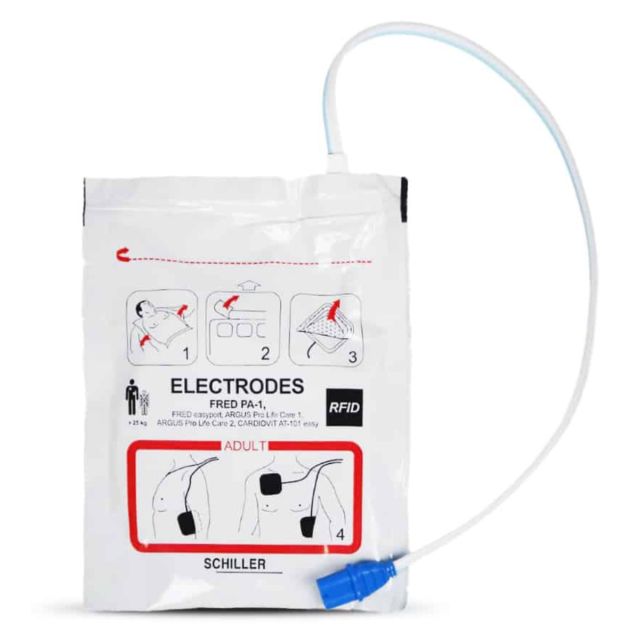 Schiller FRED PA-1 Adult Electrode Pads