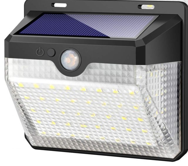 Solar Powered 270 Degree Motion Sensor Light with 3 settings.