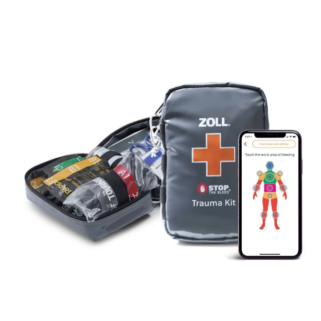 ZOLL Mobilize - Compact Trauma kit designed for unexpected heroes in real-life emergencies with an interactive Mobilize Rescue App