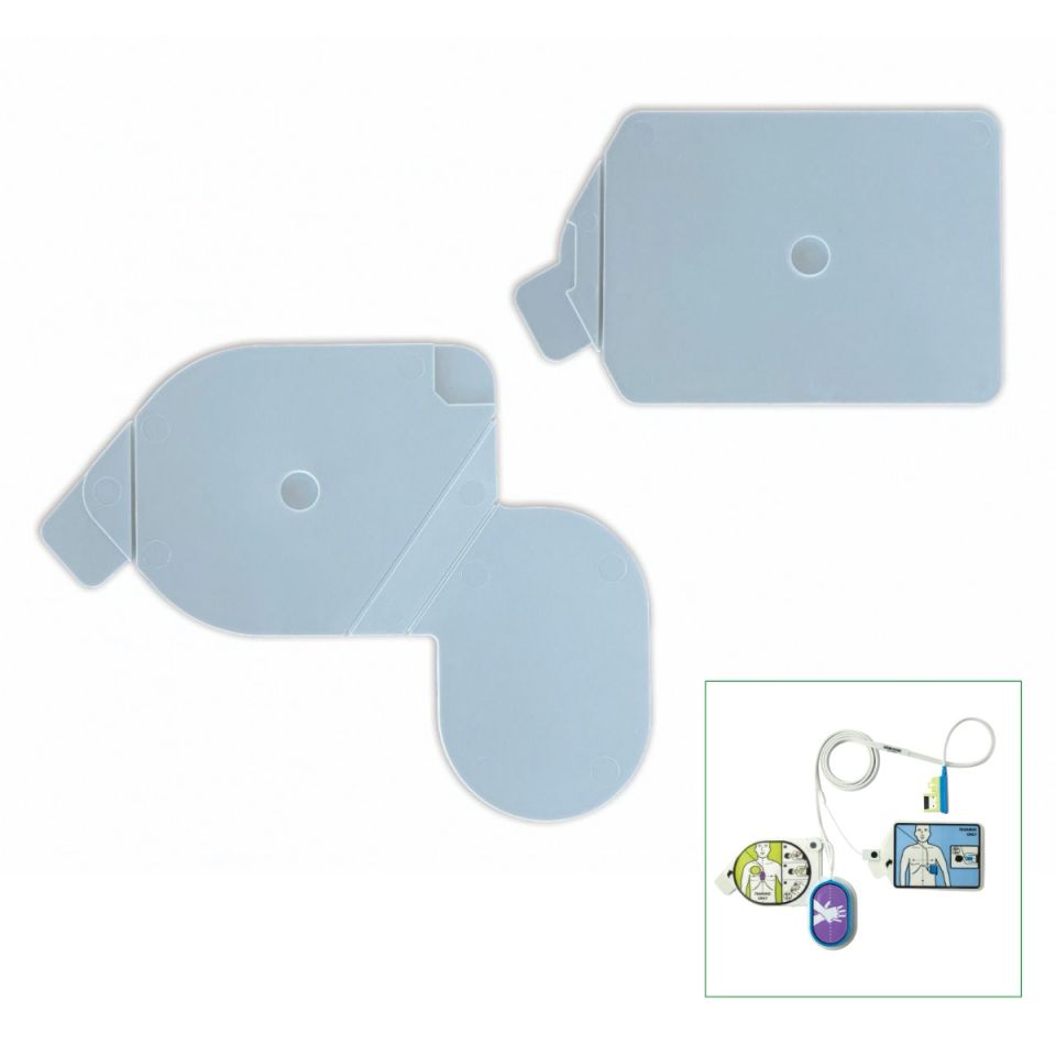 ZOLL AED 3 Trainer CPR Uni-padz Replacement Liner with electrode pad reference image